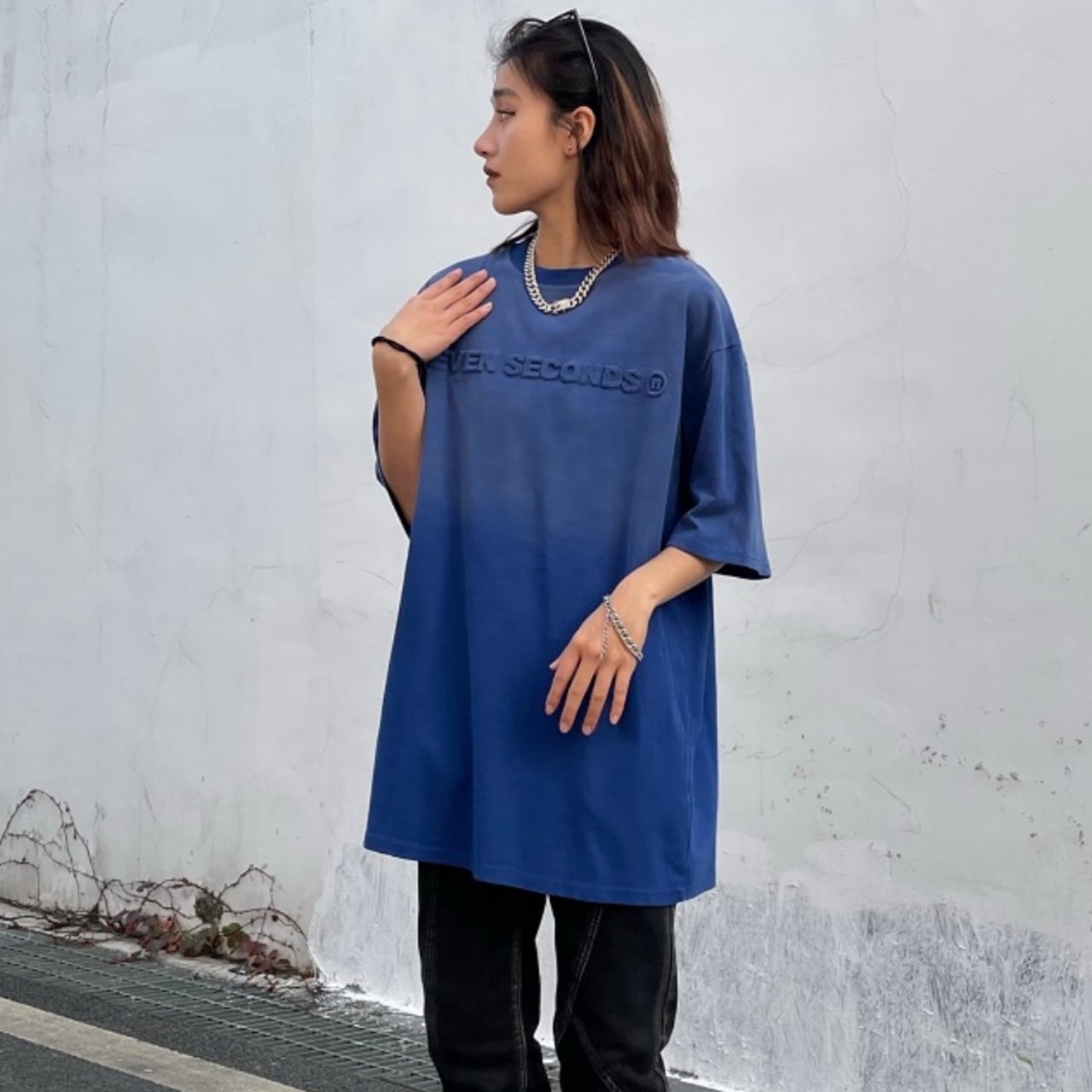 トップス Tシャツ レディース ストリート 袖あり 半袖 アメリカンストリート ストレート ラウンドネック ルーズ 襟なし セクシー かわいい 大人可愛い きれいめ 大人 おしゃれ お洒落 大人女子