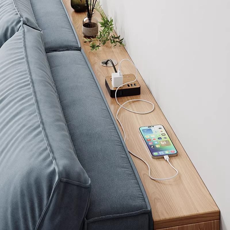 100/120/150cm 壁にぴったり合う無垢材ソファバックラックリビングルーム収納寝室ベッドのヘッドとテールスペース活用隙間のある細長いキャビネット