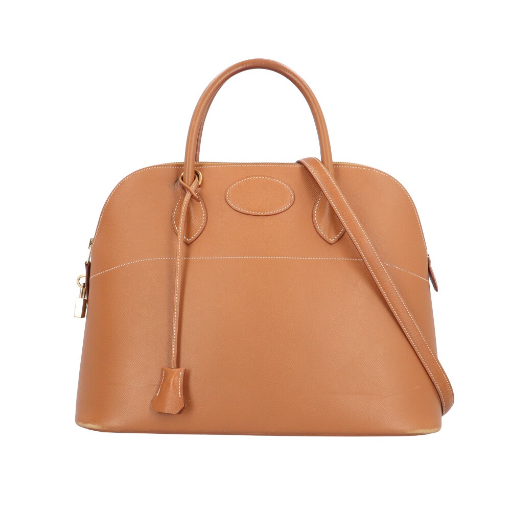 エルメス ボリード35 ショルダーバッグ クシュベル ブラウン HERMES 中古