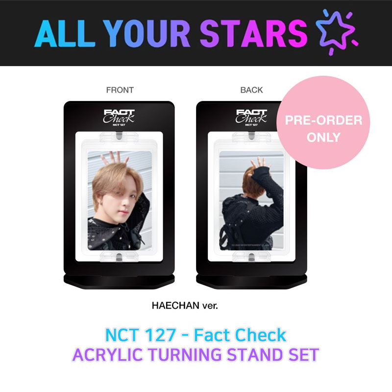 (ACRYLIC TURNING STAND SET) 不可思議 展 : NCT 127 Fact Check Official MD