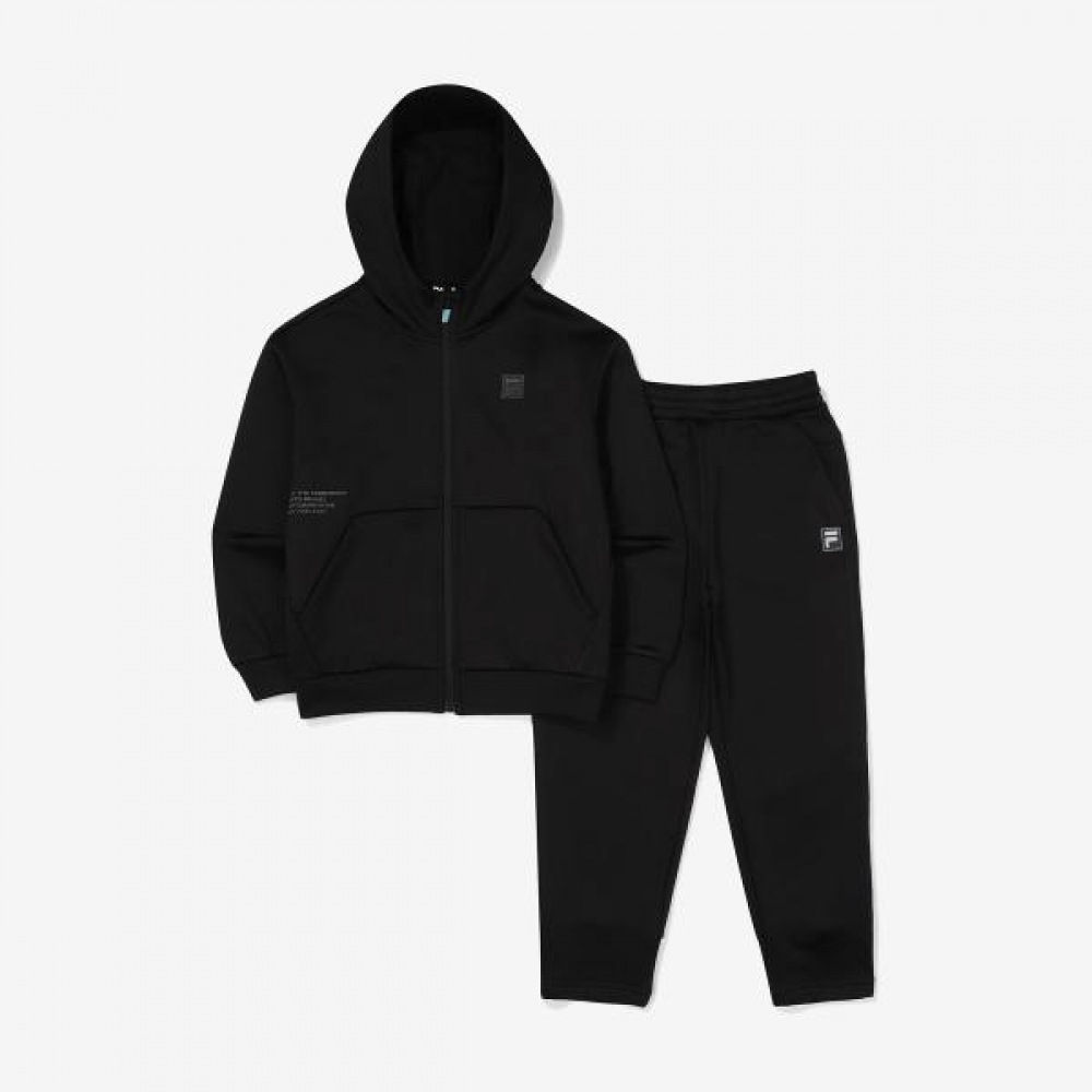 (フィラキッズ) パフォーマンスパワーストレッチセット (FK2FSF4401M_BLK)