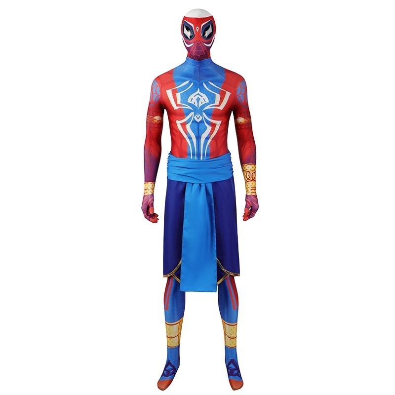 スパイダーマン: アクロスザユニバース ワンピース ボディスーツ インディアン スパイダーマン ボディスーツ 大人用 3d プリント ボディスーツ