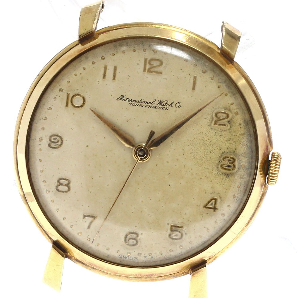 訳あり IWC SCHAFFHAUSEN K18YG Cal.89 手巻き メンズ _923419【中古】