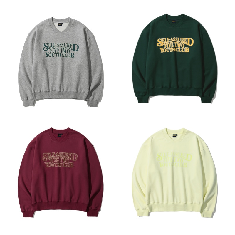 SELF-ASSURED SQUARE NECK SWEATSHIRT/長袖Tシャツ/韓国長袖Tシャツ