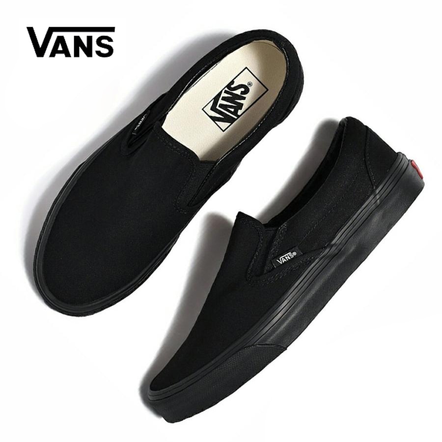 VANS ヴァンズ バンズ クラシック スリッポン CLASSIC SLIP-ON BLACK/BLACK スニーカー ヴァンズ 黒 ブラック