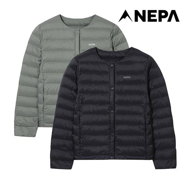 女性レタネックレス軽量ダウンジャケット 7L82012