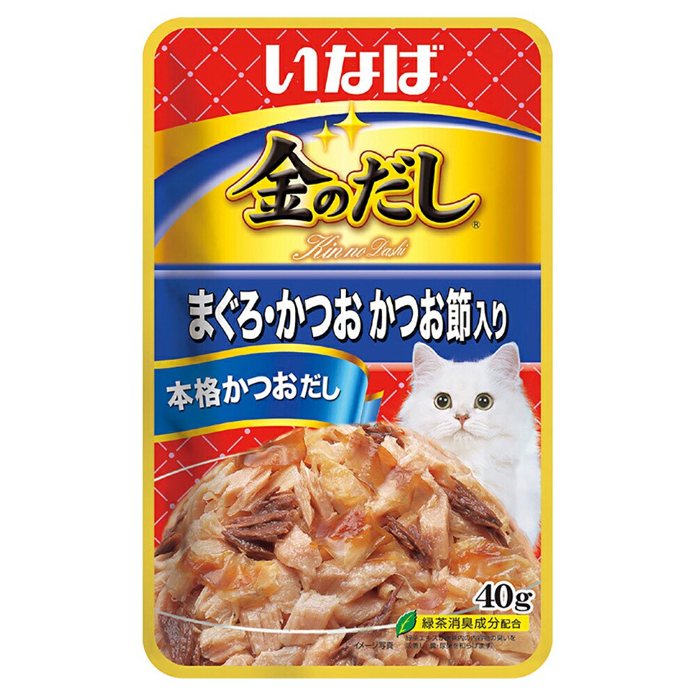 いなば　金のだし　パウチ　まぐろ・かつお　かつお節入り　４０ｇX９６　ＣＲＣ35―20―20―55―00