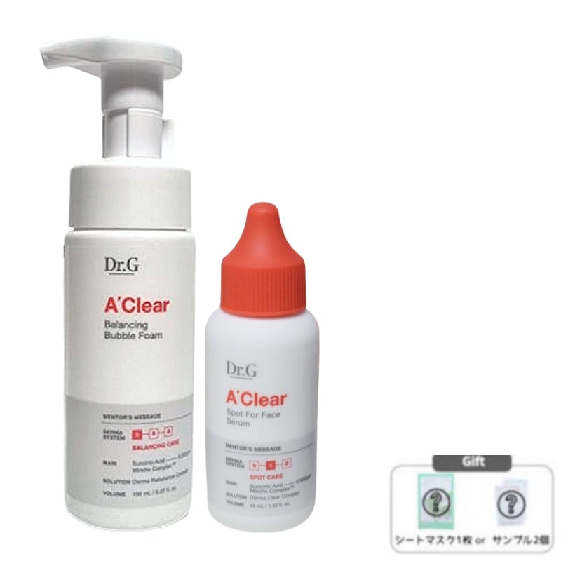 エイクリア スポットフォーフェイス セラム 45mL + バランス バブルフォーム 150mL 2点セット 5,480円