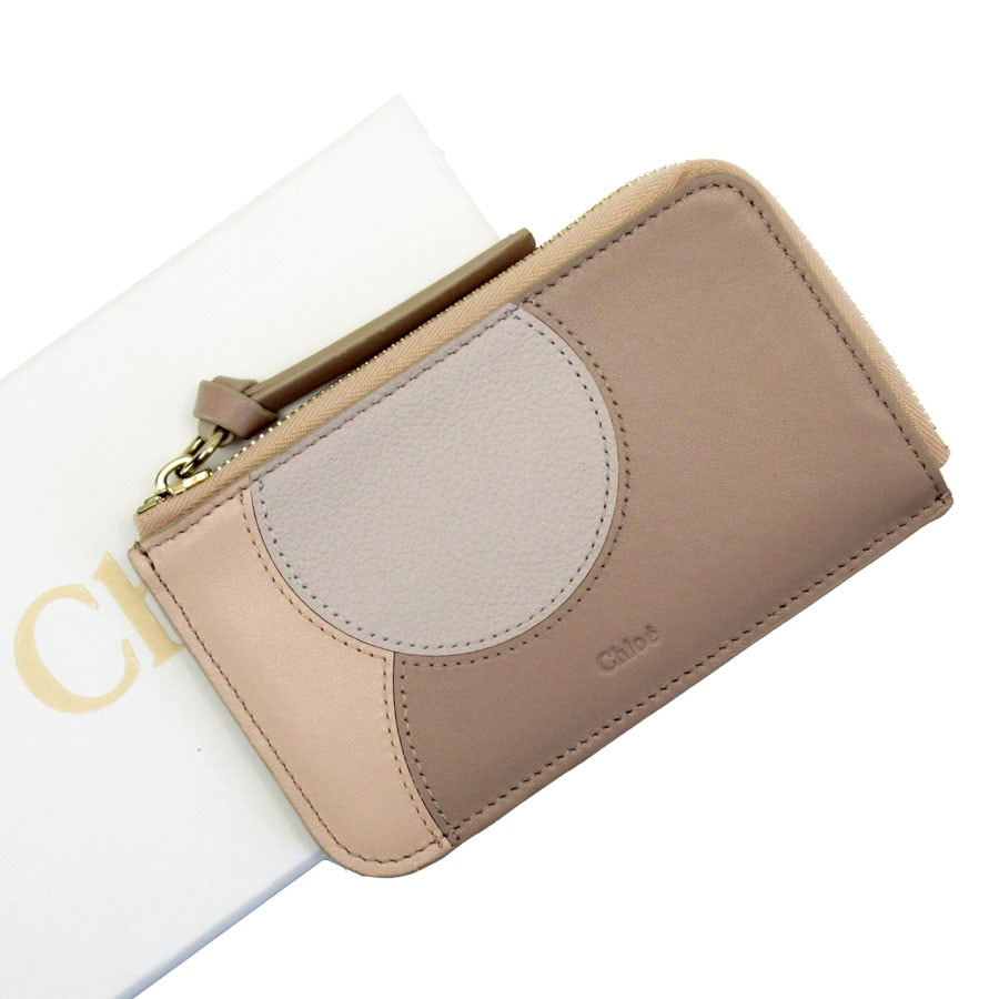クロエ Chloe コインケース レザー ピンク系 レディース g4043g