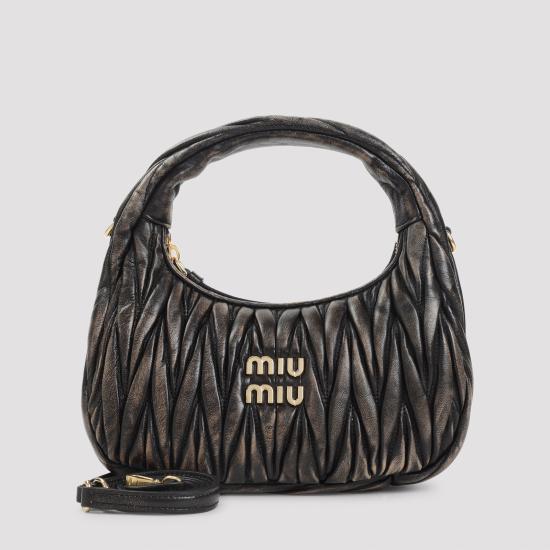 MIU MIU Women Shoulder Bags 5BC125VOOY AF6Q F0201 CAFFE