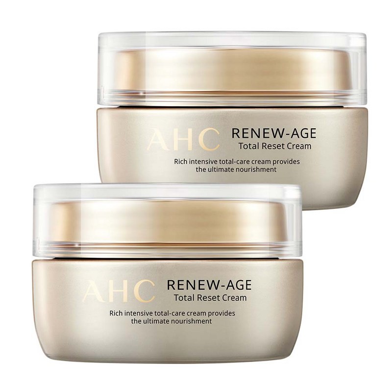 AHC エイエイチシー リニューエージトタル リセット クリーム, 50ml, 2個