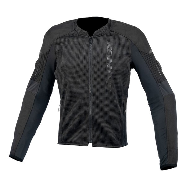 バイク用 春夏 ヘビーメッシュスクランブラージャケット ブラック/XLサイズ JK-173/BLACK/XL