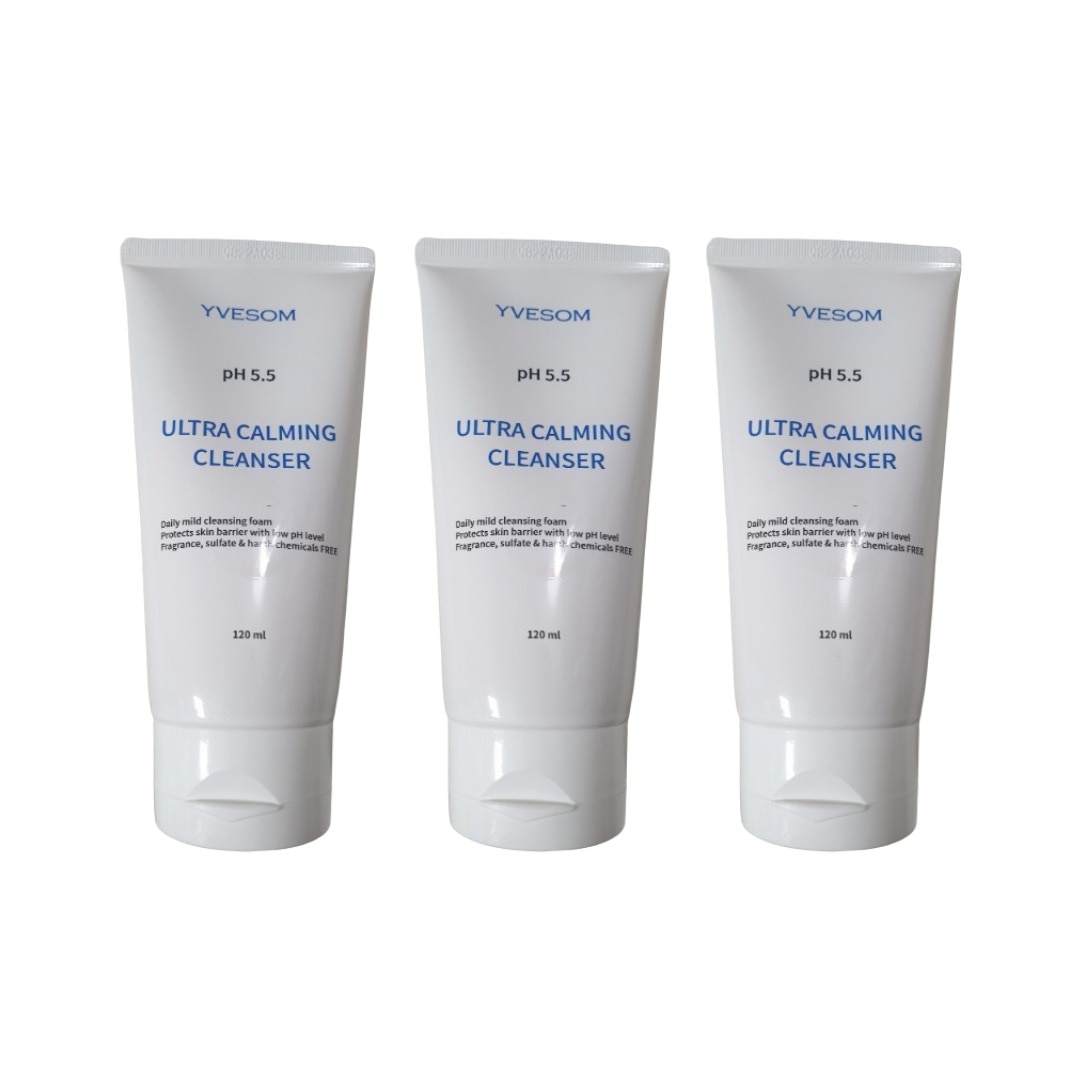 YVESOM 1+1+1ウルトラ カーミングクレンザー 120ml/ヴィーガン/弱酸性 pH5.5/Vegan