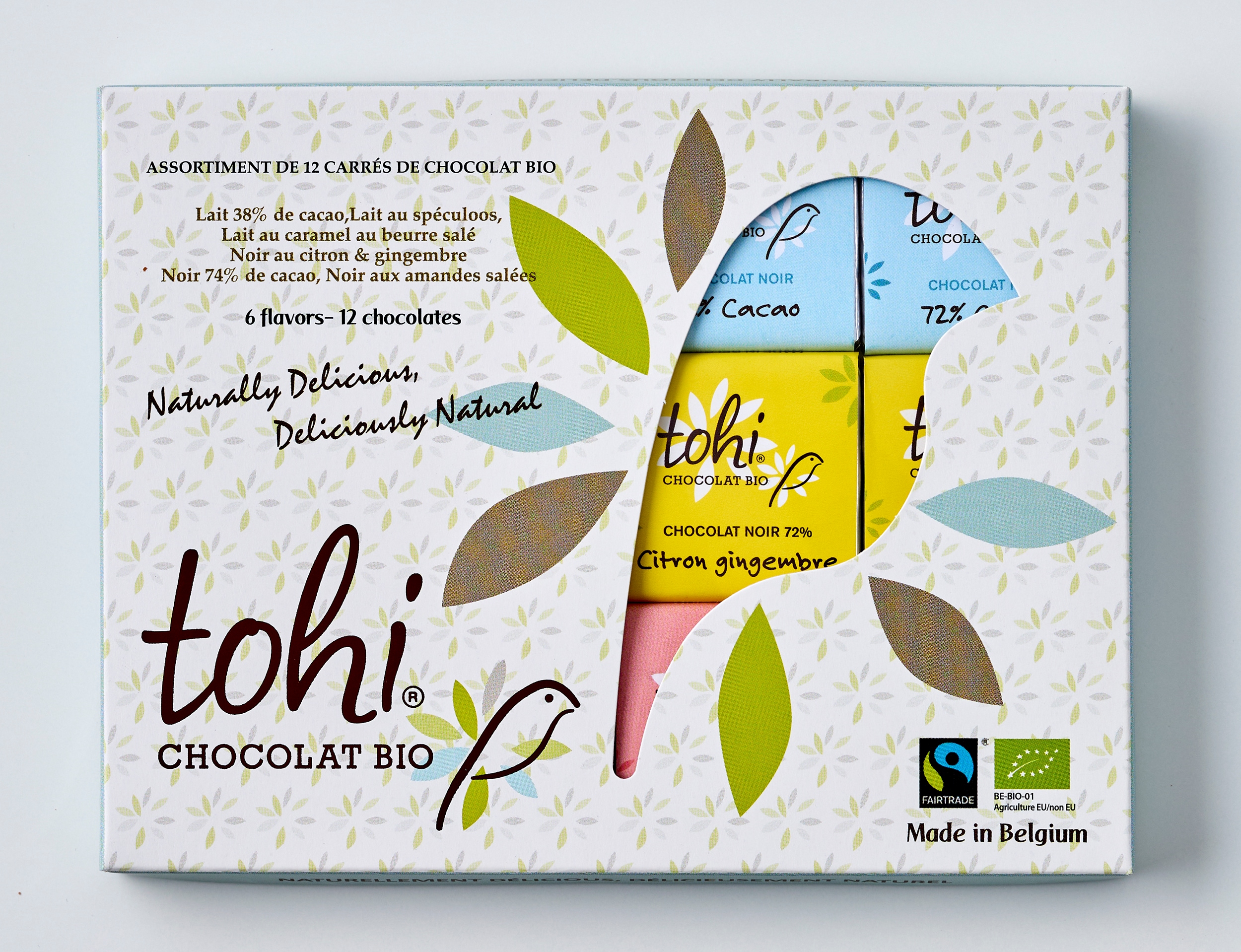 ナポリタンチョコレート24個セット　tohi　 トヒ　アソートメントボックス　54ｇ　6種類×2枚の12枚入