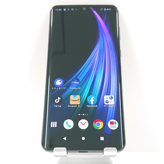 AQUOS zero2 SH-01M ドコモ アストロブラック 送料無料 本体 c08223 【中古】