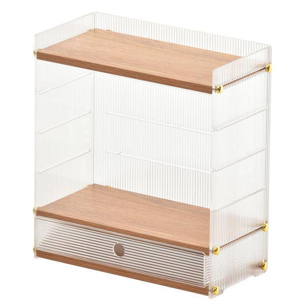 B.Bファニシング ONLS0345PLNAT ナチュラル アクリル 引出し収納棚 1段 メーカー直送