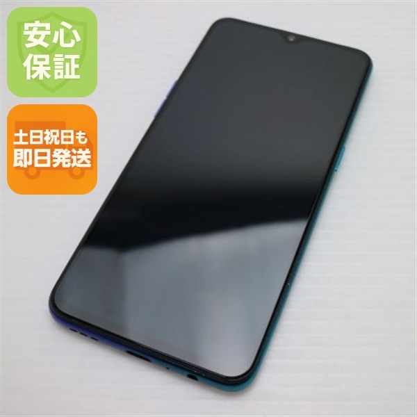 美品 OPPO Reno A 64GB ブルー スマホ 125