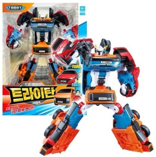 トボット/TOBOT/トライタン/大型サイズ/トボットX Y Z 合体/三段自動車合体ロボット/ミニカー/変身ロボット/韓国アニメ/ロボット玩具/正品/2023