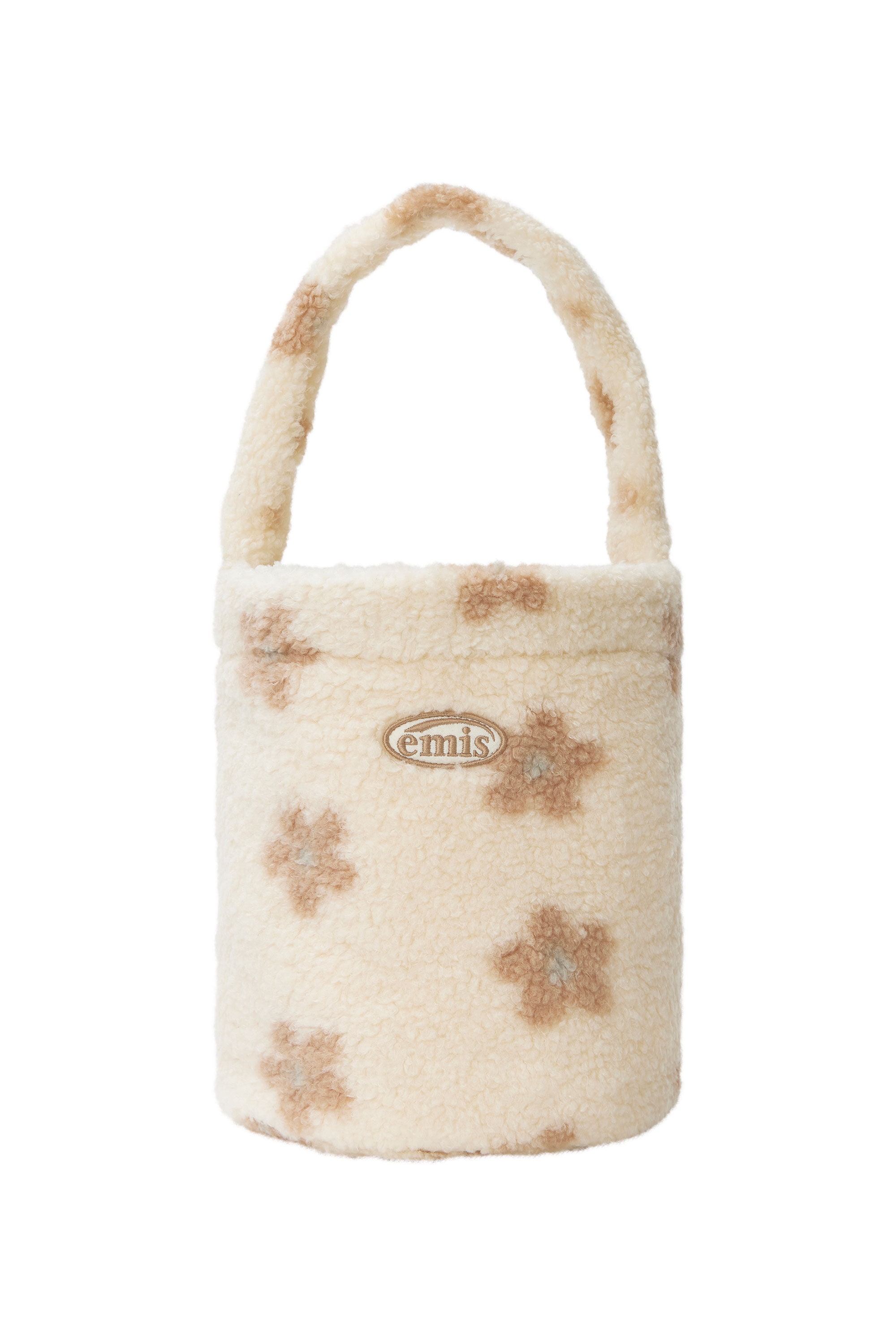 印象のデザイン TOTE BOUCLE FLOWER EMIS【EMIS】 BAG CREAM : トート