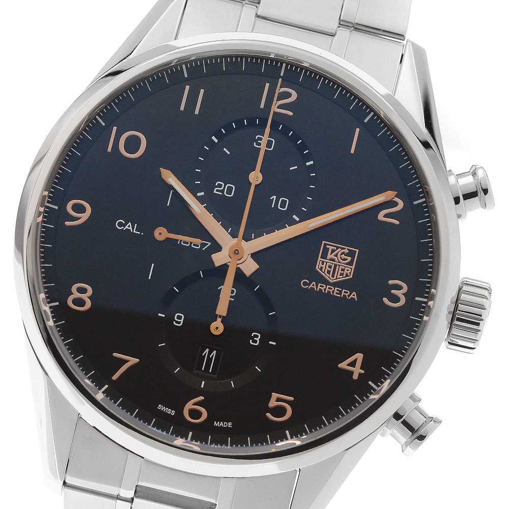 タグホイヤー TAG HEUER CAR2014 カレラ キャリバー1887 クロノグラフ デイト 自動巻き メンズ 良品 _900057【中古】
