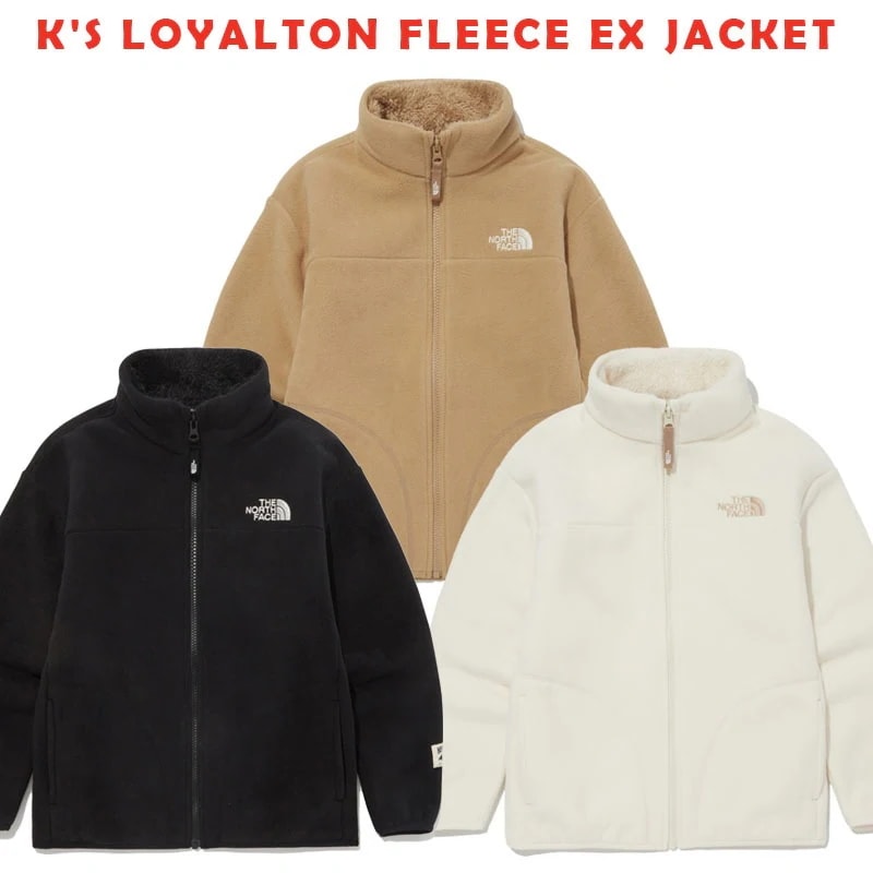 大人OK関税負担なし韓国正規品保証 NJ4FQ61S KS LOYALTON FLEECE EX JACKET デイリー 基本 着装 男子 女子 人気 韓国 ファッション 男女共用 アウトドア