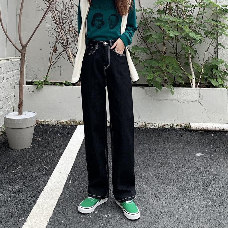 デニムパンツレディース秋冬裏ボア裏起毛防寒厚デニムパンツジーンズストレッチハイウエストロング丈ゆったりチノパンカジュアル体型カバー