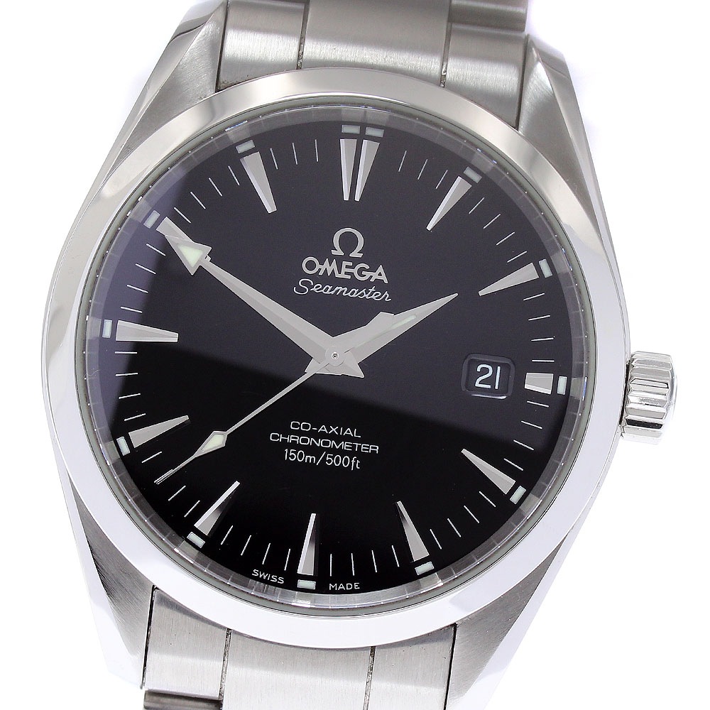 オメガ OMEGA 2503.50 シーマスター アクアテラ デイト コーアクシャル 自動巻き メンズ 良品 _869490【中古】