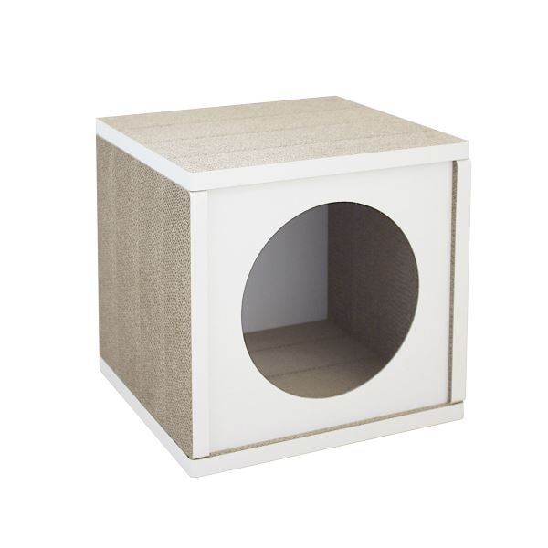 （まとめ）キャットハウス ホワイト （ペット用品）(×2セット) 6,066円