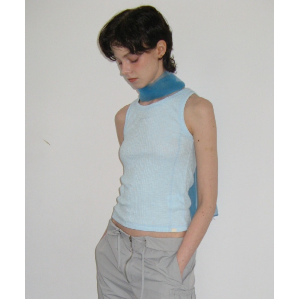 タイプサービスベーシックステッチスリーブ [スカイブルー]