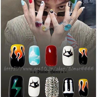 ジードラゴンネイル　おまとめ買い GDネイル☺︎ 連日のgdragonライブネイル 大人気ですね