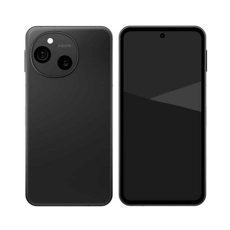 シャープ　SHARP　SIMフリースマートフォン AQUOS sense10 6GB/128GB Snapdragon 7s Gen 3 フルブラック　SHM33AB