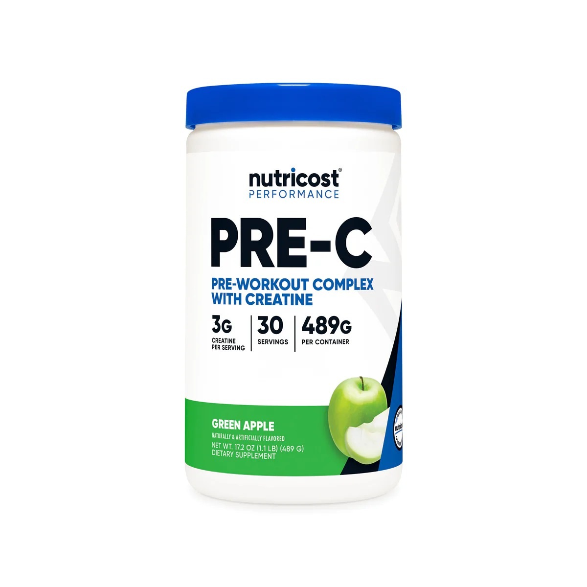 [USA] Nutricost ニュートリコスト Preworkout with Creatine (Green Apple) (30 SERV)