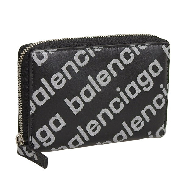 バレンシアガ 小物 メンズ レディース カードケース アウトレット レザー ブラックマルチ 61691123V731090 BALENCIAGA
