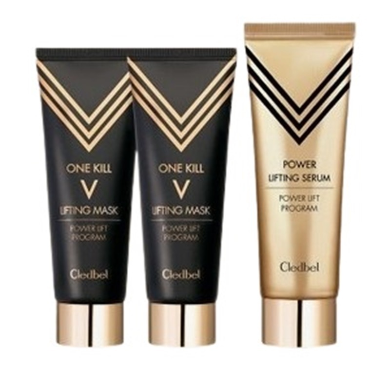 パワーリフト ワンピル Vリフティング マスクパック 2個+大容量 セラム 1個