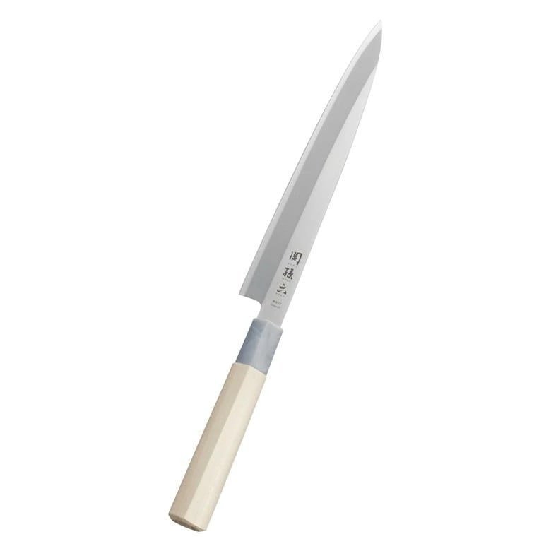 関孫六 銀寿ステンレス和包丁000AK5067 銀寿ステン和包丁・刺身包丁左用 刺身 包丁 左利きステンレス 天然木ハンドル 和包丁 和食 使いやすい 高品質 伝統 KAI 高品質 伝統 母の日