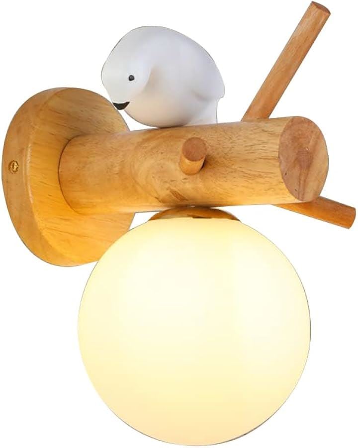 KY LEE ブラケットライト 北欧 樹脂鳥 木 室内照明 インテリア おしゃれ 照明器具 リビング 玄関灯 書斎 寝室 居間用 壁掛け ウォール(WAL-1030)