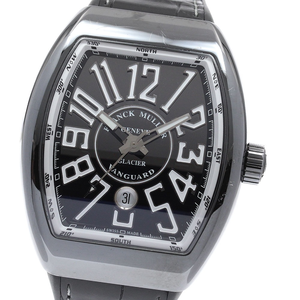 フランクミュラー FRANCK MULLER V45SCDTGLACIER ACGL ヴァンガード デイト 自動巻き メンズ 保証書付き_958668【中古】