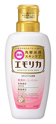 他サイト： 花王 エモリカ薬用入浴液 フローラルの香り 本体４５０ｍＬ 【医薬部外品】の商品画像