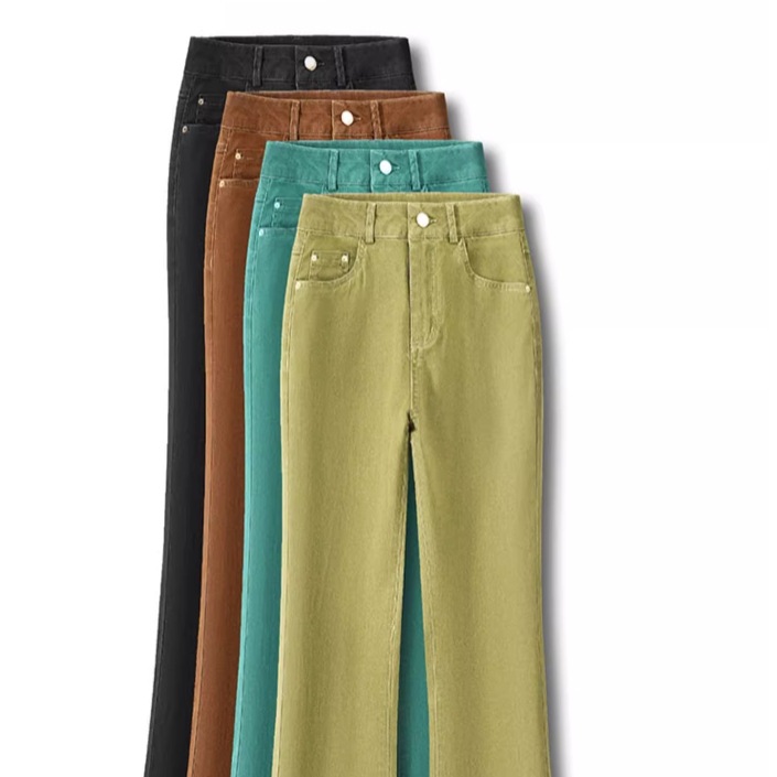 パンツ ワイドパンツ ロング ロング丈 ワイド ファスナー ポケット ハイウエスト 綿 ポリエステル かわいい 大人可愛い シンプル カジュアル おしゃれ 大人女子 無地 春 夏 秋 冬