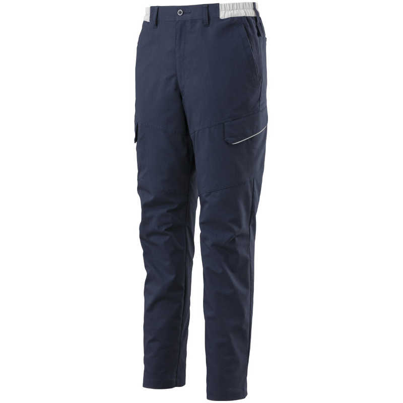 ミズノ　ワークパンツ(春夏／制電素材)[ユニセックス] 3XL-8 14：ネイビー×ライトグレー　F2JF158014