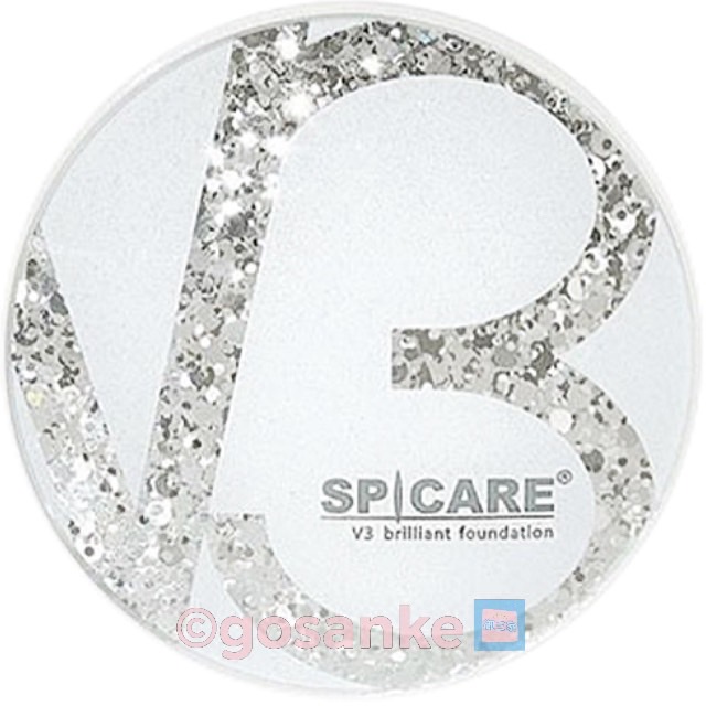 メール便【 本体 】 V3 ブリリアント ファンデーション 15g ハリ クッション ファンデーション 化粧 メイク スキン ケア ブイスリー DNS