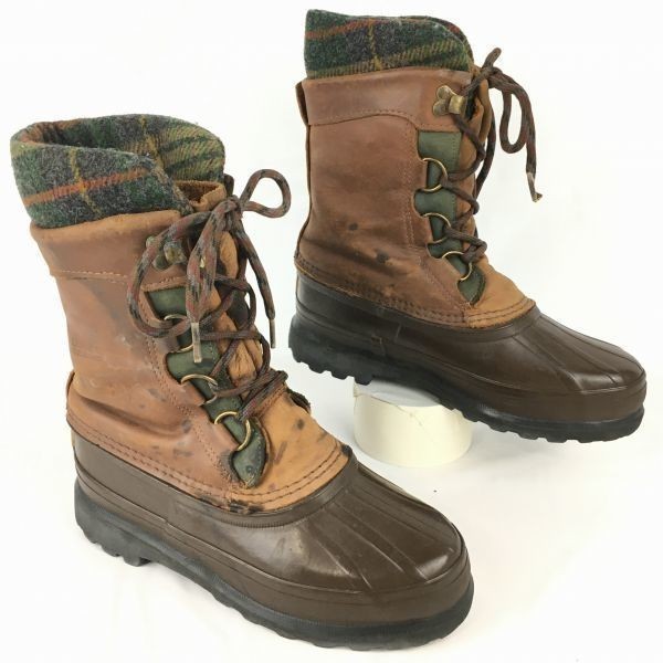 SOREL/ソレル　size5 22.0-23.0程度　Vintage カナダ製　本革　スノーブーツ　ライナー付き　ブラウン/茶/BROWN　Boots/Shoes菅No.Y37