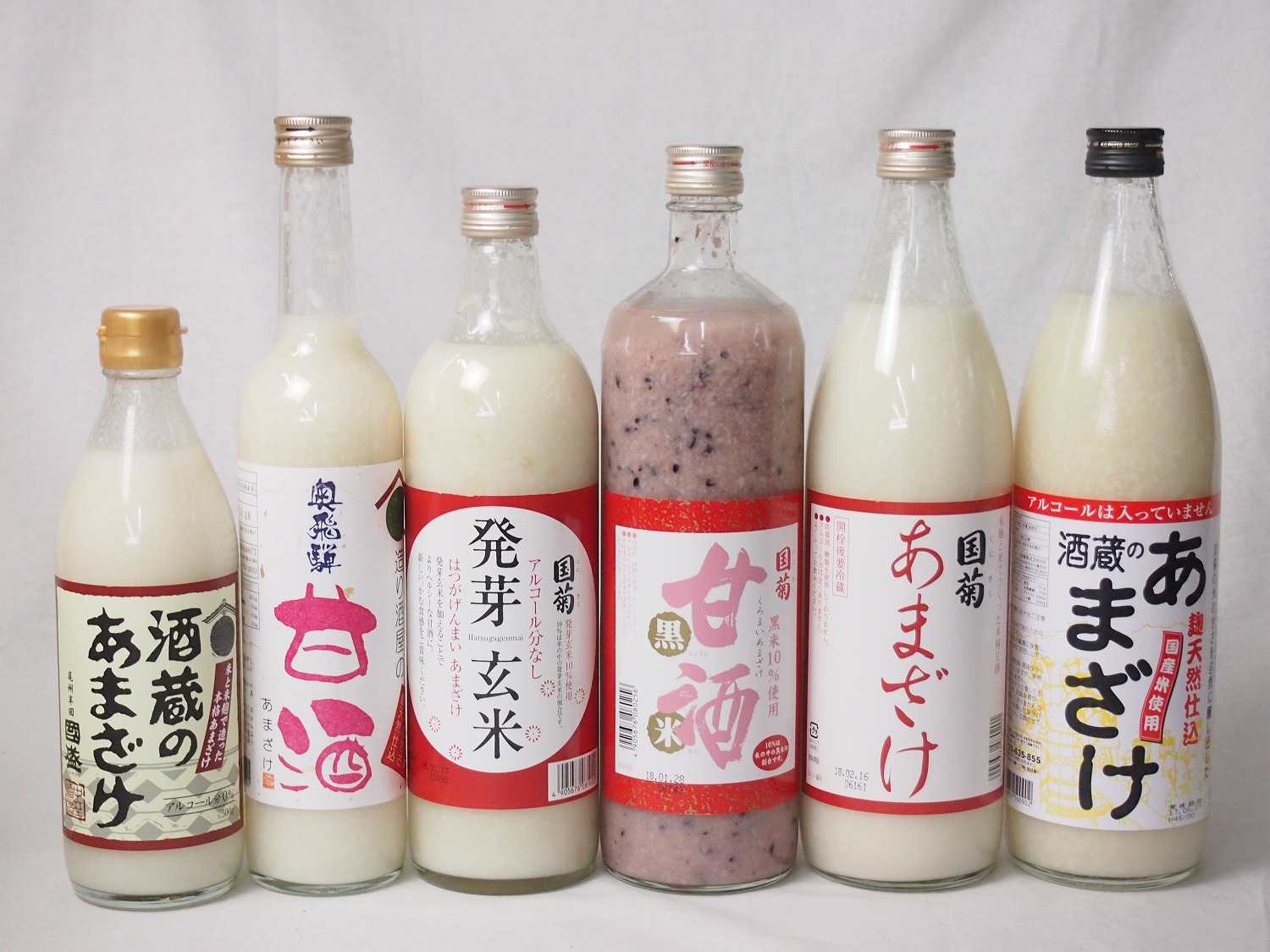 見事な セレクト甘酒5本セット(国菊(福岡県)甘酒黒米900ml 国菊(福岡県)あまざけ900ml 国菊(福 セット - aegis.qa