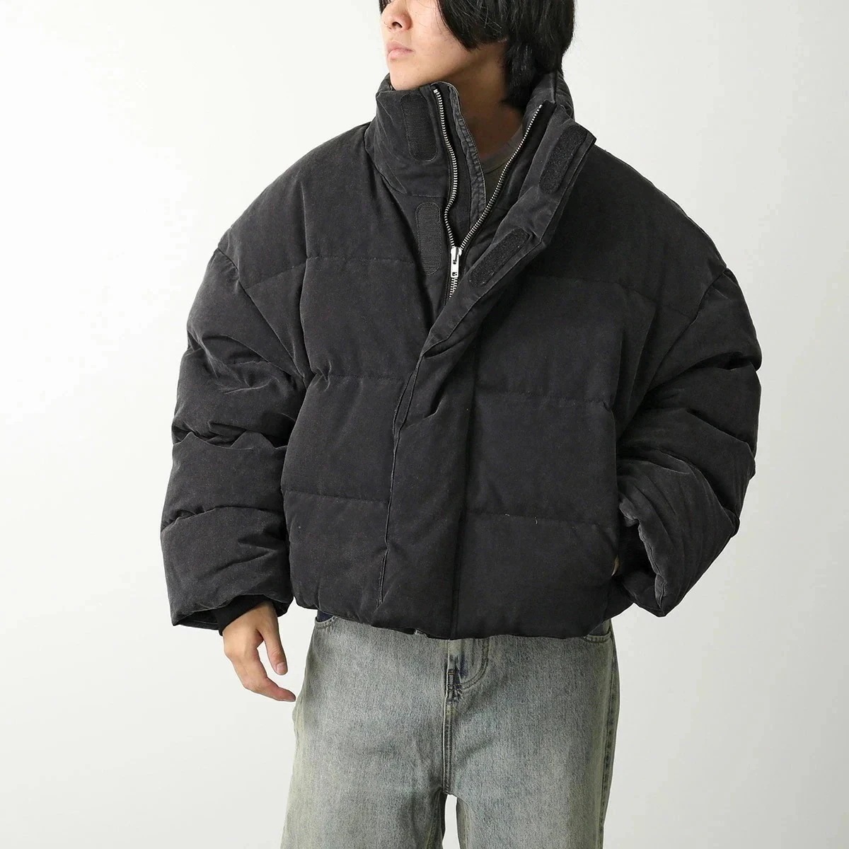 ENTIRE STUDIOS エンタイアスタジオ ダウンジャケット MML PUFFER COTTON ES2398 メンズ コットン ショート丈 スタンドカラ