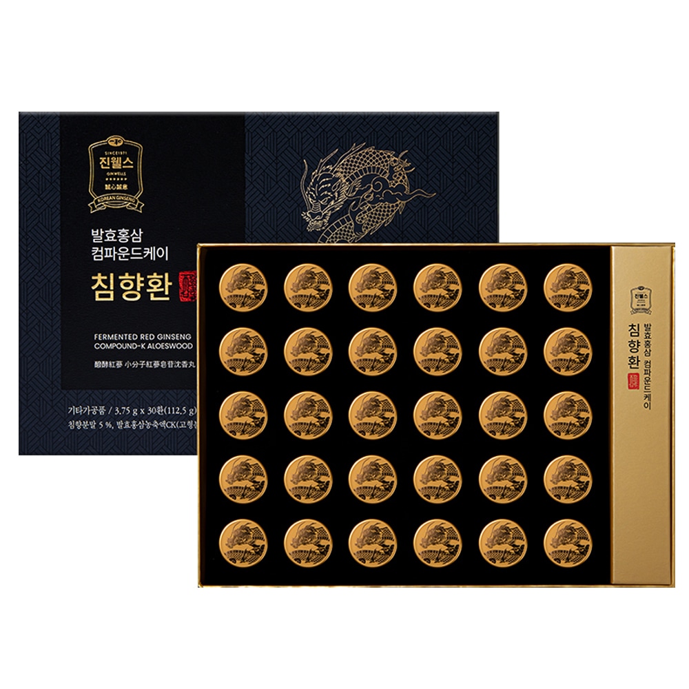 発酵紅参 コンパウンドK 沈香丸 30丸 [並行輸入品]