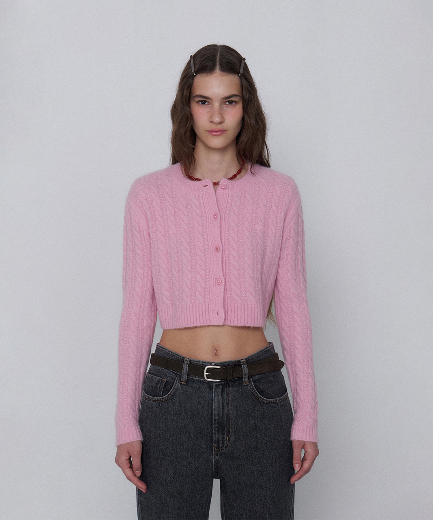 グローブ 23FW ミロカーディガン_ピンク