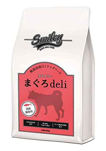 国産 ドッグフード 無添加 安全 smiley () まぐろ deli 600g