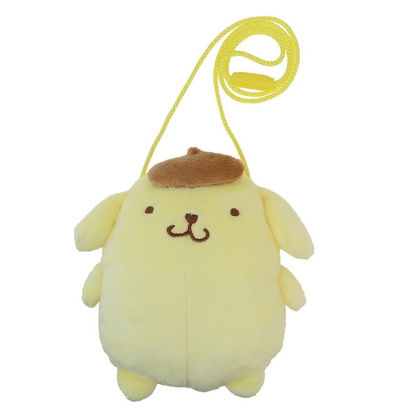 Qoo10] サンリオ ポムポムプリン ポシェット ぬいぐるみネ