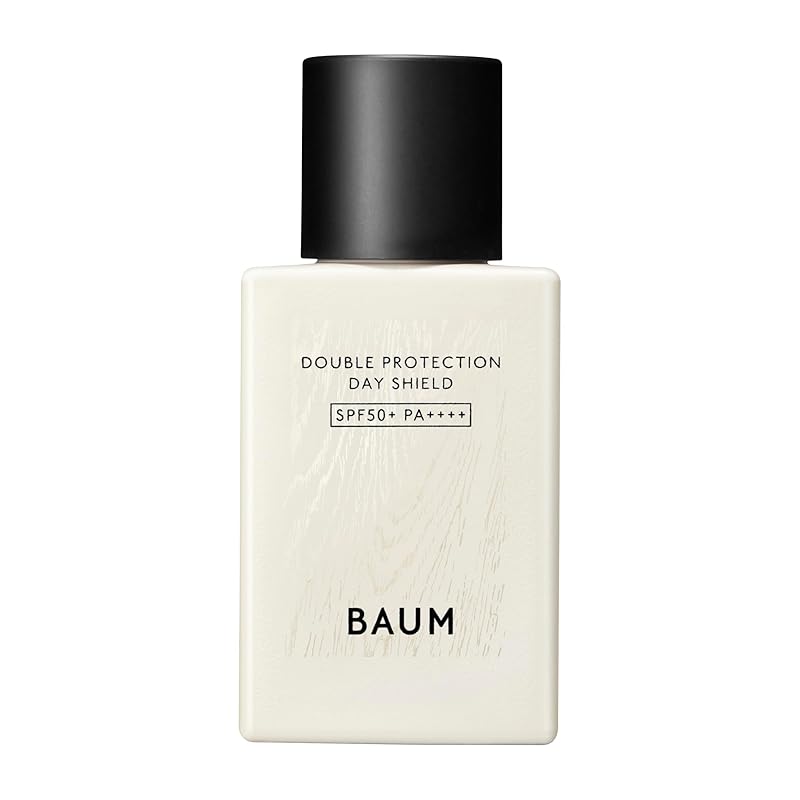 BAUM(バウム) ダブルプロテクション デイシールド n 60mL SPF50+ ・ PA++++ 日焼け止め ウッディ の香り 日中用 紫外線予防 サンケア 森林浴 ユニセックス ギフ