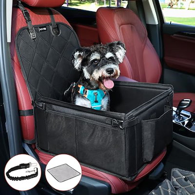 他サイト： KYG ドライブボックス シートカバー 2WAY ドライブペット 型崩れしない 飛び出し防止リード付き 中敷き付き 折り畳み可能 滑り止め 防水の商品画像